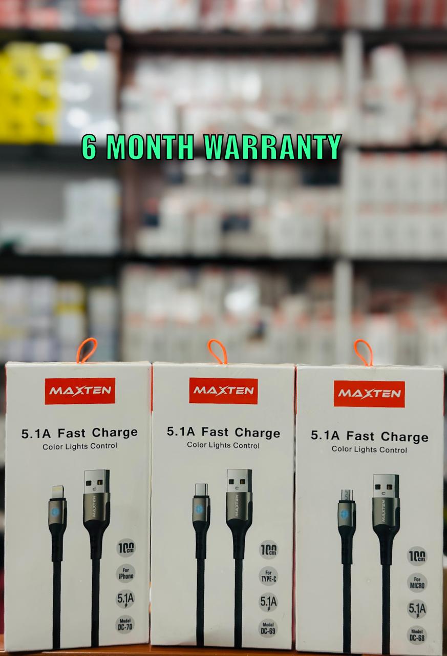 MAXTEN 5.1A DATA CABLE IPHONE DC-70