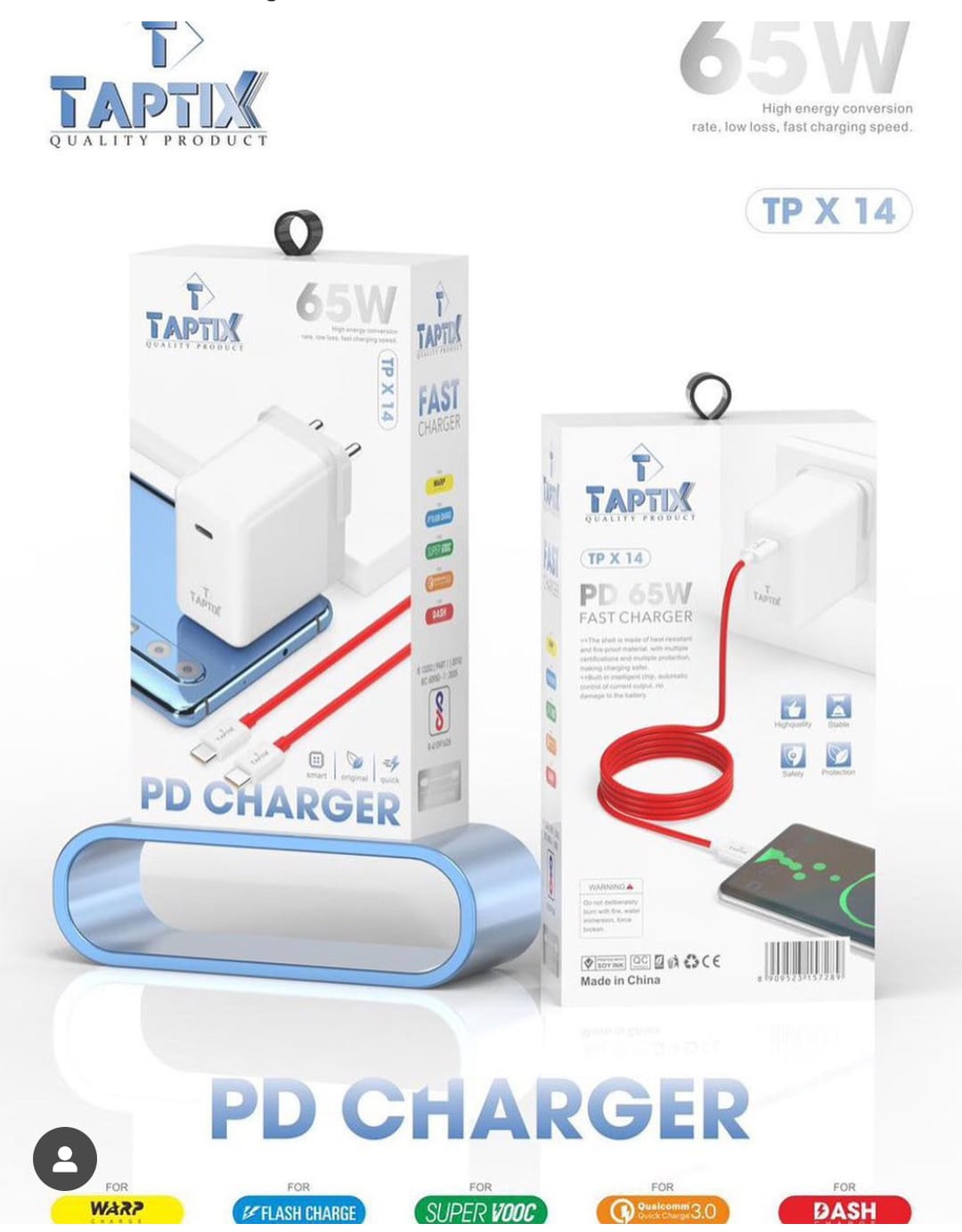 TAPTIX 65 W PD CHARGER TPX14 